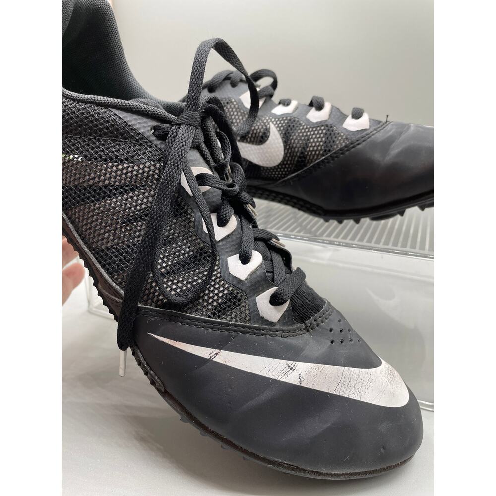 Nike Rival S Black Track Cleats Athletic Shoes *No Spikes Men’s 11.5